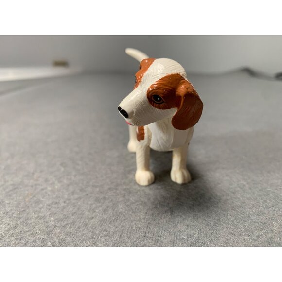 Mattel Barbie Vet 1996 Pet Doctor Brown & White Dog Puppy Spotted Figurine - Picture 2 of 9